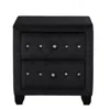 Streamdale Furniture Streamdale Sophia Nightstand In Color Black Made With Wood In Black