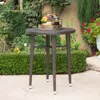 Streamdale Furniture Streamdale Sophisticated Outdoor Bar Table Rattan Charm For Your Backyard Haven