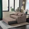 Streamdale Furniture Streamdale Space-saving Velvet Upholstered Sofa Bed With Built-in Device Convenience