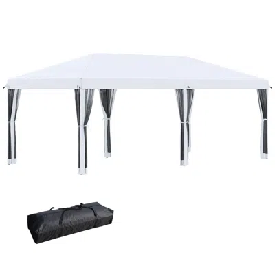 Streamdale Furniture Streamdale Spacious 200 Sq Ft Gazebo Sun Shade