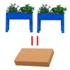 Streamdale Furniture Streamdale Spacious 3-tier Galvanized Steel Planter With Vibrant Colors
