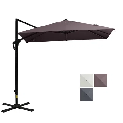 Streamdale Furniture Streamdale Spacious Cantilever Umbrella With Adjustable Shade