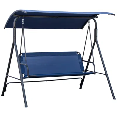 Streamdale Furniture Streamdale Spacious Patio Swing With Canopy For Relaxing Summer Days