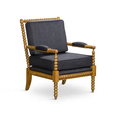 Streamdale Furniture Streamdale Spindle Chair In Black