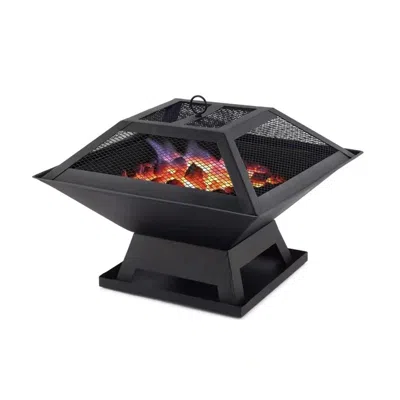 Streamdale Furniture Streamdale Square Small Fire Pit Bbq Party Portable Fire Pit