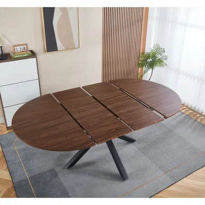 Streamdale Furniture Streamdale Stable Mdf Top Table With Metal Legs - Easy Assembly