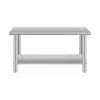 Streamdale Furniture Streamdale Stainless Steel Kitchen Prep Table 48"x24"