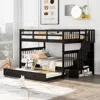 Streamdale Furniture Streamdale Stairway Full-over-full Bunk Bed W/ Trundle & Storage