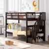 Streamdale Furniture Streamdale Stairway Twin-over-twin Bunk Bed With Storage And Guard Rail