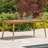 Streamdale Furniture Streamdale 6-piece Kitchen Dining Table Set Wooden Rectangular Dining Table