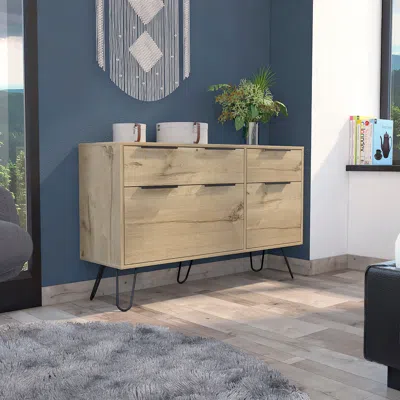 Streamdale Furniture Streamdale Stowe 4-drawer Dresser Light Oak