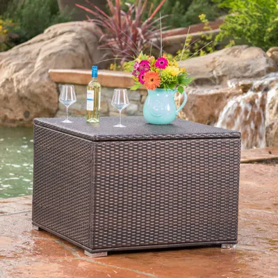 Streamdale Furniture Streamdale Sturdy Iron Outdoor Storage Box With Multipurpose Functionality