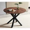 Streamdale Furniture Streamdale Sturdy Metal Frame Desk With Easy Assembly