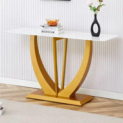 Streamdale Furniture Streamdale Sturdy Table With Solid Base And Easy Assembly