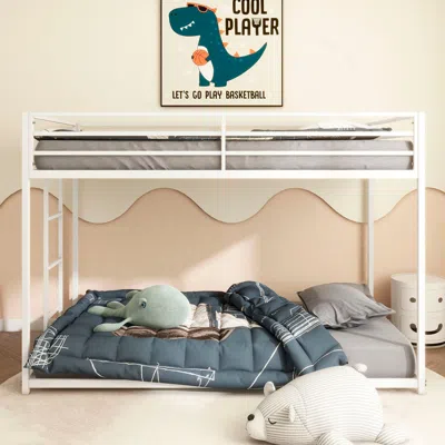 Streamdale Furniture Streamdale Sturdy Twin Over Twin Metal Bunk Bed