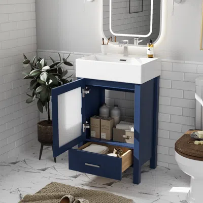 Streamdale Furniture Streamdale Stylish 20" Vanity With Sink And Storage