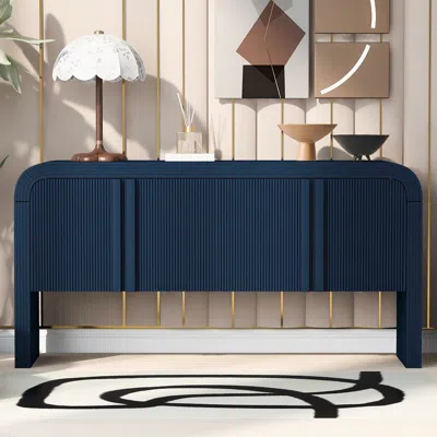 Streamdale Furniture Streamdale Stylish And Sturdy Mdf And Pine Cabinet With Adjustable Shelves