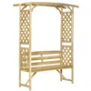 Streamdale Furniture Streamdale Stylish Arbor Bench Outdoor Seating
