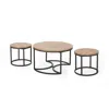 Streamdale Furniture Streamdale Stylish Coffee Table Set For Modern Living Rooms