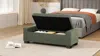 Streamdale Furniture Streamdale Stylish Fabric Storage Ottoman With Flip-lid Top