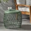 Streamdale Furniture Streamdale Stylish Lattice Accent Table For Indoor Decor And Parties