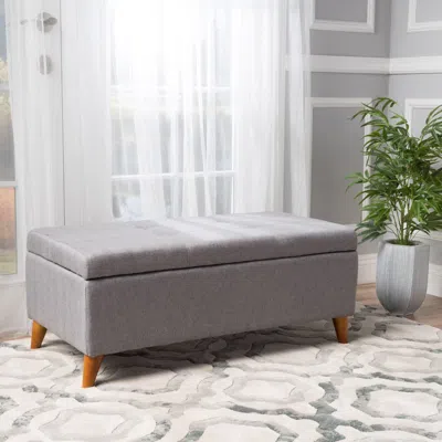 Streamdale Furniture Streamdale Stylish Lift-top Storage Ottoman For Home Organization