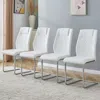 Streamdale Furniture Streamdale Stylish Modern Dining Chairs With Comfort And Floor Protection