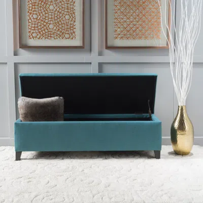 Streamdale Furniture Streamdale Stylish Storage Ottoman: Extra Seating And Hidden Compartment In Neutral
