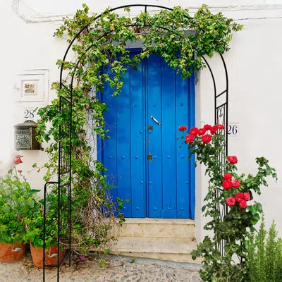 Streamdale Furniture Streamdale Support Climbing Plants With Metal Garden Arch
