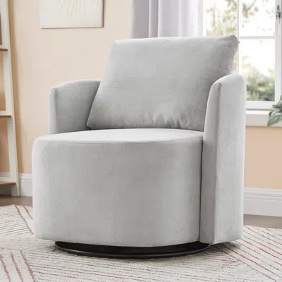 Streamdale Furniture Streamdale Swivel Accent Barrel Chair