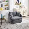 Streamdale Furniture Streamdale Swivel Accent Chair With Pillows