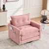 Streamdale Furniture Streamdale Swivel Barrel Accent Chair - Mid Century Modern