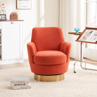 Streamdale Furniture Streamdale Swivel Barrel Accent Chair For Living Room Or Bedroom