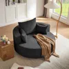 Streamdale Furniture Streamdale Swivel Barrel Accent Chair With Pillows