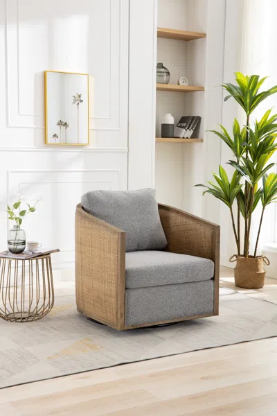 Streamdale Furniture Streamdale Swivel Barrel Chair
