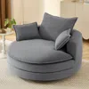 Streamdale Furniture Streamdale Swivel Barrel Chair With Pillows