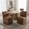 Streamdale Furniture Streamdale Swivel Dining Chairs Set Of 2, Rolling Kitchen Chairs