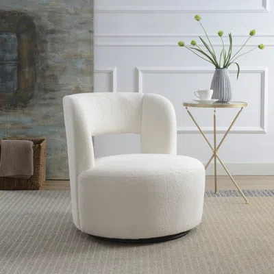 Streamdale Furniture Streamdale Swivelling Fabric Accent Chair, Ideal For Rooms & Waiting Areas