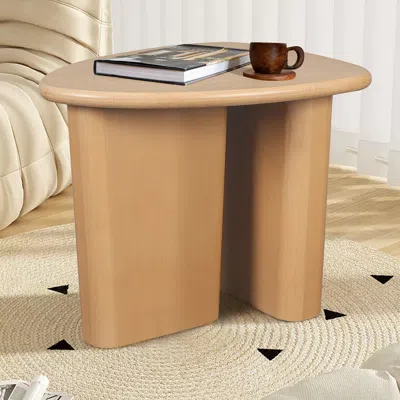 Streamdale Furniture Streamdale Tapered Tabletop Side Table(natural Wood)