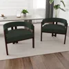 Streamdale Furniture Streamdale Teddy Armchair 3-leg Barrel Accent Chair (set Of 2)