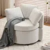 Streamdale Furniture Streamdale Teddy Fabric Swivel And Storage Chair With Back Cushion For Living Room