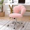 Streamdale Furniture Streamdale Teddy Fabric Swivel Office Chair With Adjustable Height
