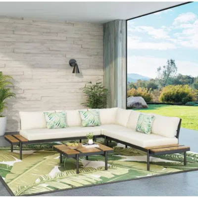Streamdale Furniture Streamdale Theo 5-seater Outdoor Sectional Sofa