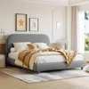 Streamdale Furniture Streamdale Thick Fabric Full Size Platform Bed With Stylish Design