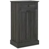 Streamdale Furniture Streamdale Tilt-out Trash Cabinet With Drawer, Gray
