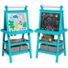Streamdale Furniture Streamdale Toddler Art Easel With Storage And Accessories (blue)