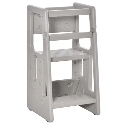 Streamdale Furniture Streamdale Toddler Kitchen Tower With Adjustable Height And Anti-slip Mat