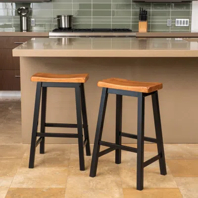 Streamdale Furniture Streamdale Toluca Saddle Bar Stools Sturdy, Stylish, And Affordable