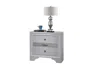 Streamdale Furniture Streamdale Traditional Matrix 2 Drawer Nightstand In White Made With Wood