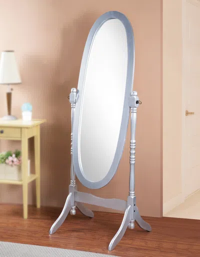 Streamdale Furniture Streamdale Traditional Queen Anna Style Wood Floor Cheval Mirror